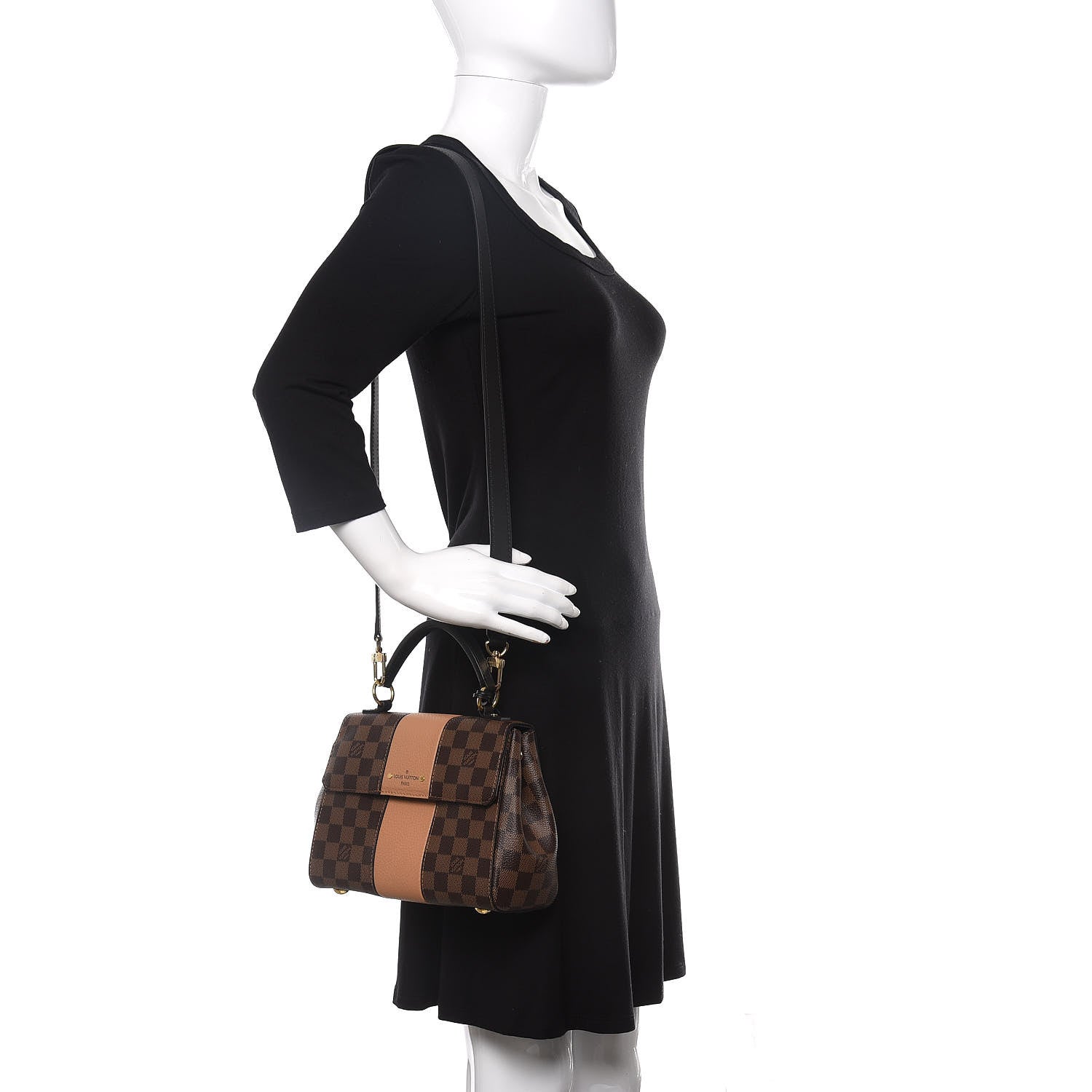 Louis Vuitton Damier Ebene Bond Street BB Biege Namibie 2 of 11
