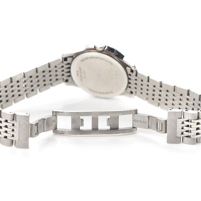 Gucci Stainless Steel Diamond Mother of Pearl 27mm G-Timeless Quartz Watch 5 of 5