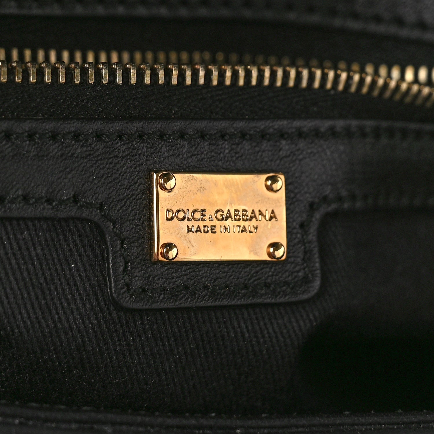 Dolce & Gabbana Calf Hair Leopard Print Miss Dolce Satchel Black 6 of 8