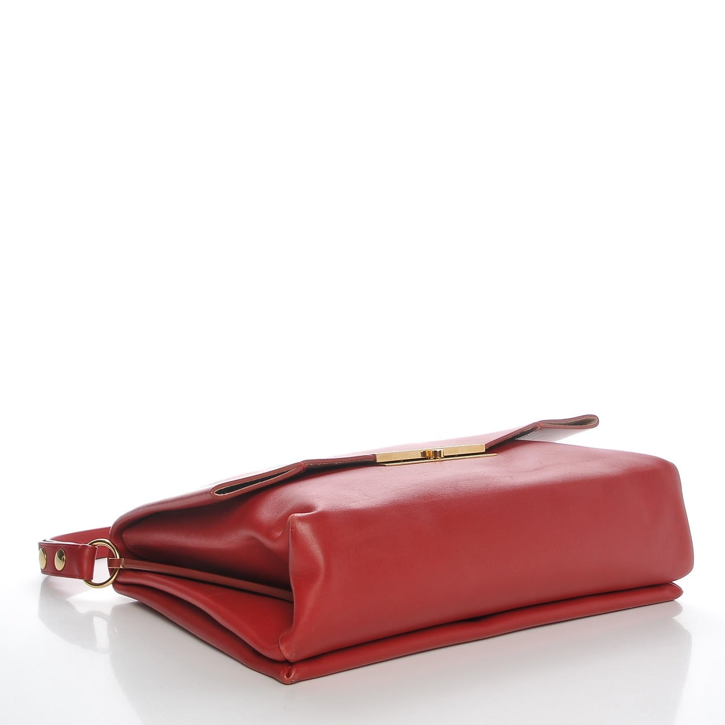 Calfskin Blade Flap Bright Red