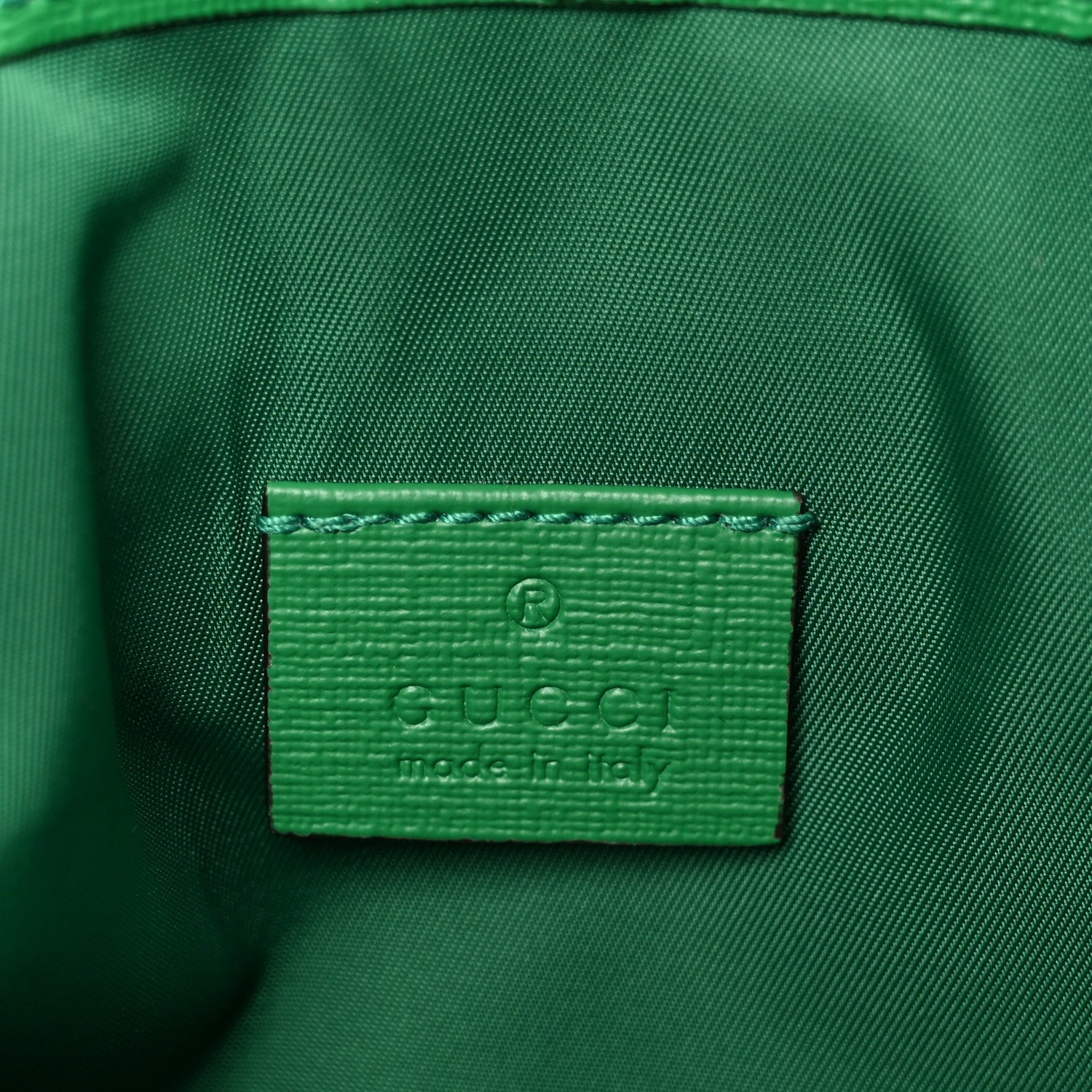 Gucci Monogram GG Childrens Messenger Bag Green 6 of 11