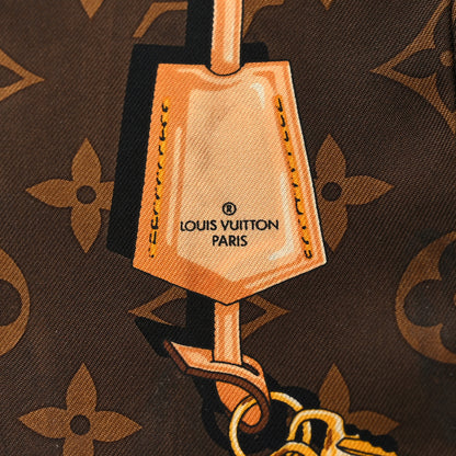 Louis Vuitton Silk Monogram Confidential Bandeau Brown 3 of 6