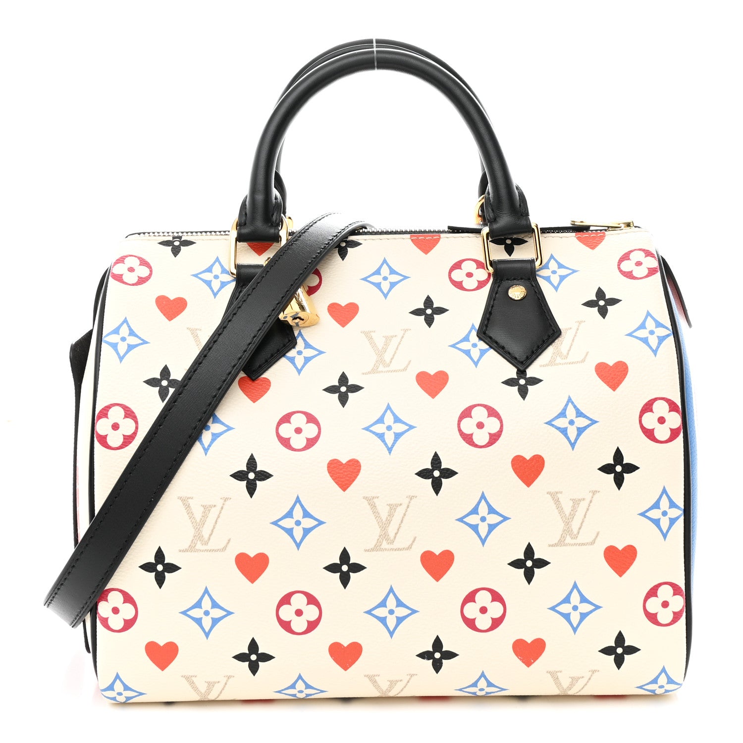 Louis Vuitton Game On Speedy Bandouliere 25 White 1 of 10
