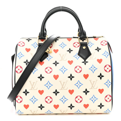 Louis Vuitton Game On Speedy Bandouliere 25 White 1 of 10