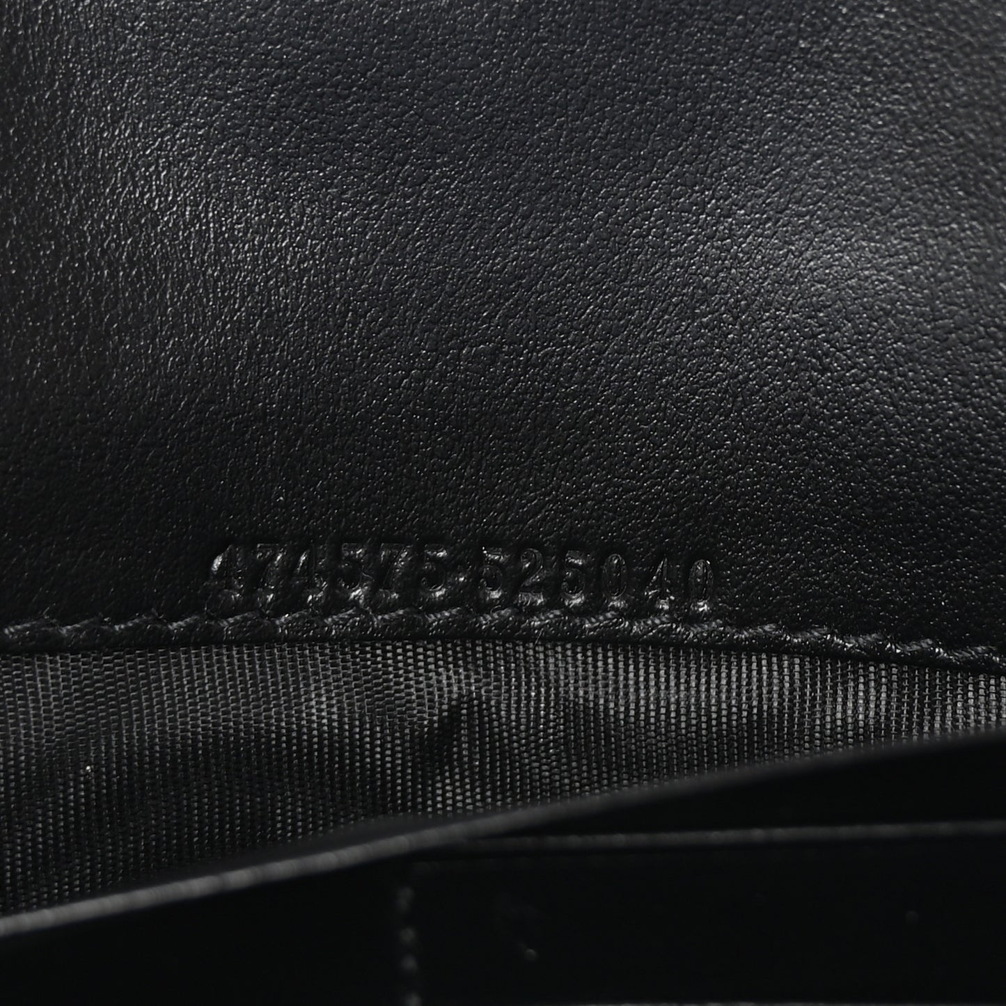 Calfskin Matelasse GG Marmont Chain Wallet Black