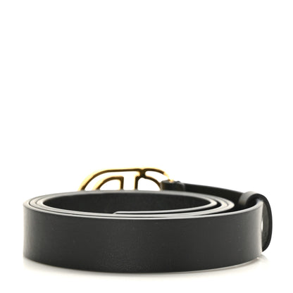 Christian Dior Calfskin CD Belt 95 Black 2 of 6