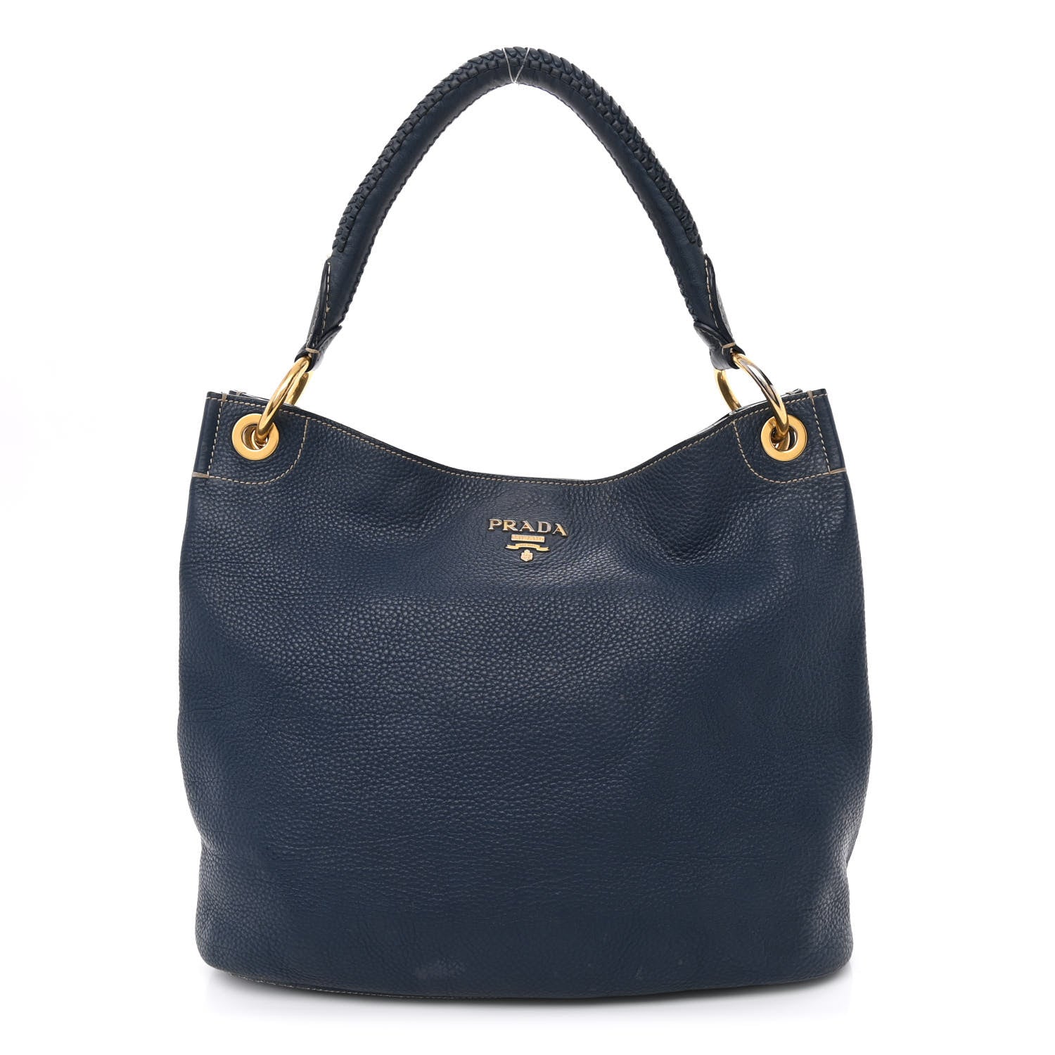 Prada Vitello Daino Hobo Bluette 1 of 16