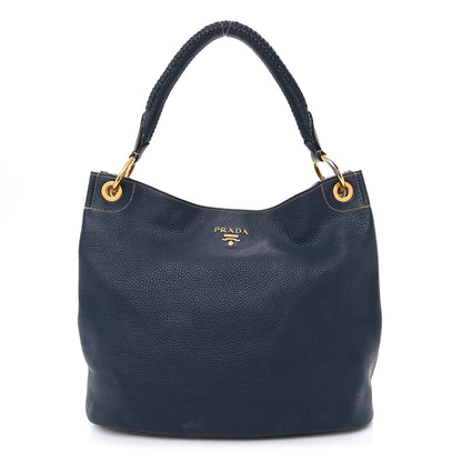 Prada Vitello Daino Hobo Bluette 1 of 16