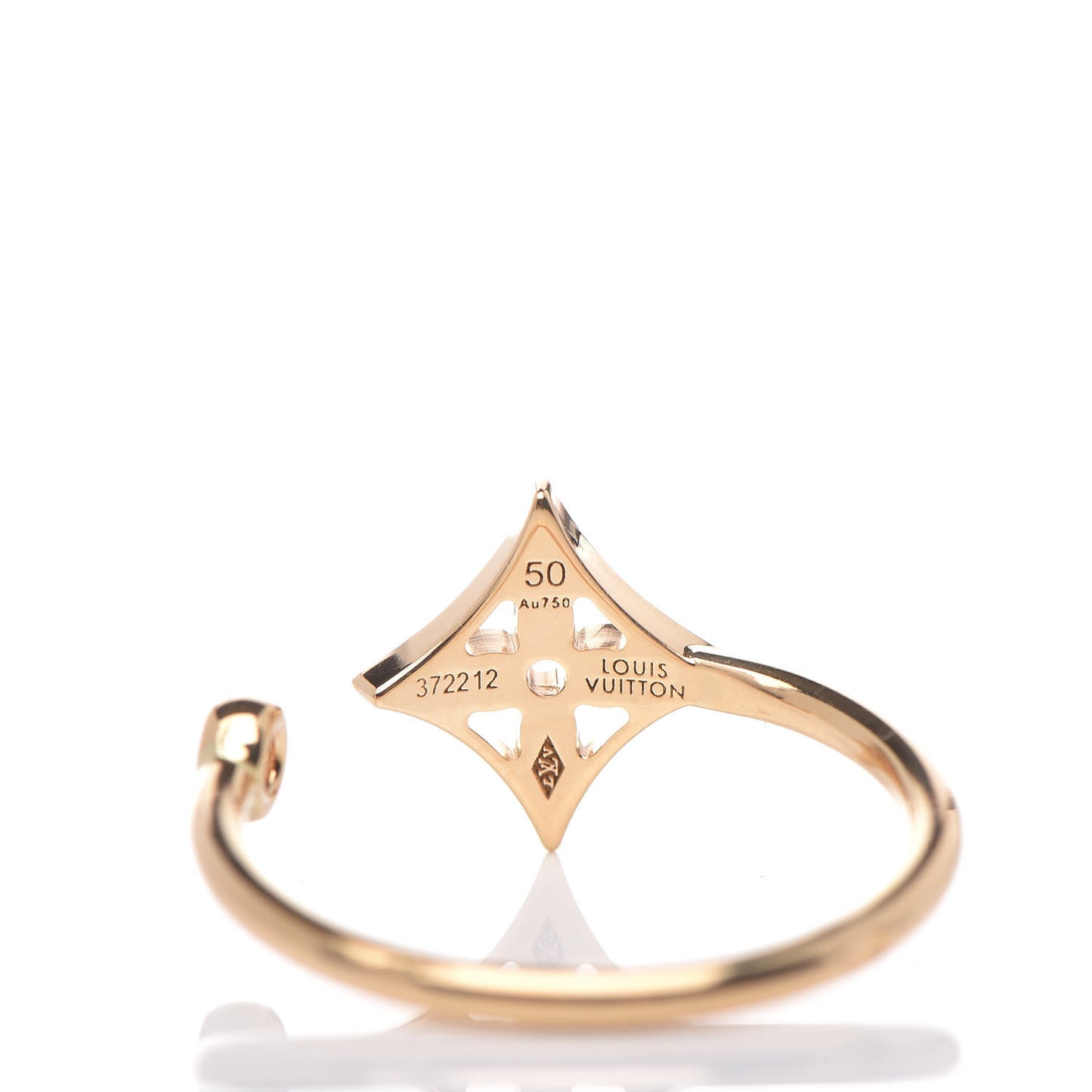 18K Yellow Pink White Gold Diamond Idylle Blossom Ring Set of 3 50 5.25
