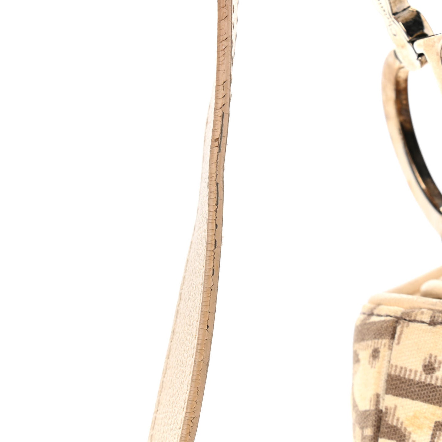 Monogram Vintage Flowers Saddle Bag Beige