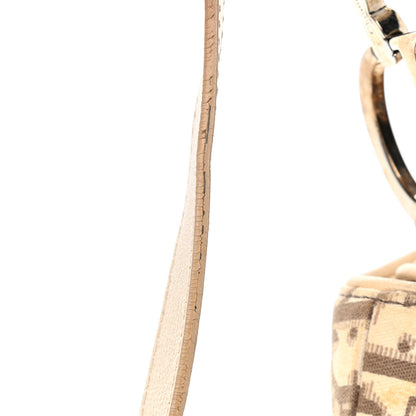 Christian Dior Monogram Vintage Flowers Saddle Bag Beige 17 of 21