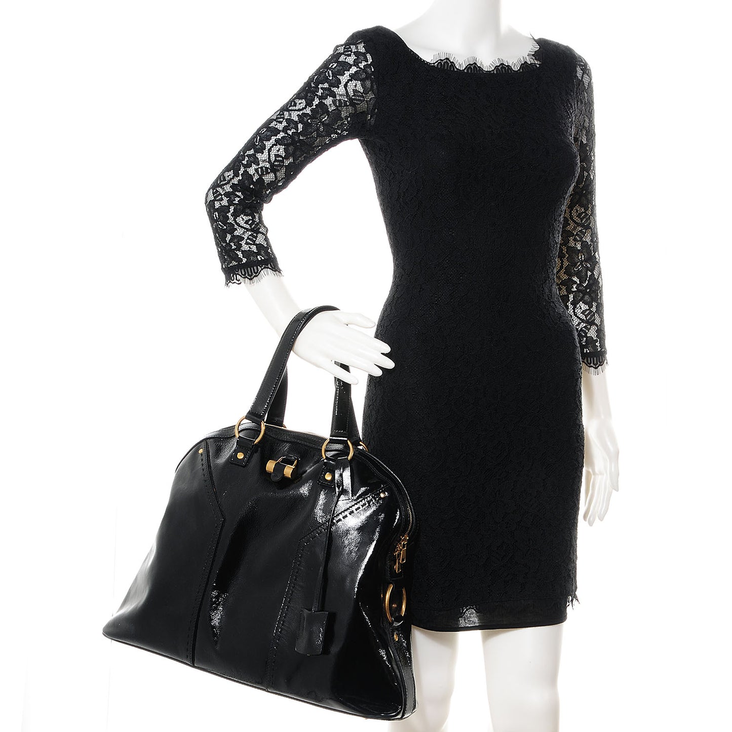 Patent Oversized Muse Black