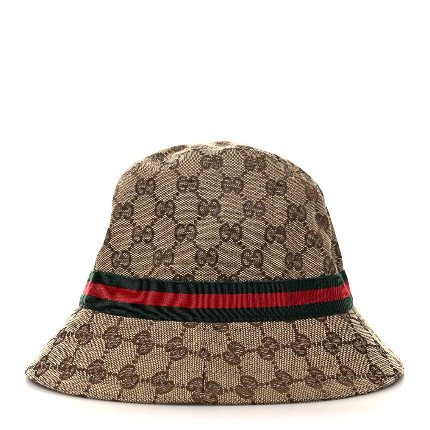Monogram Web Bucket Hat XS Brown