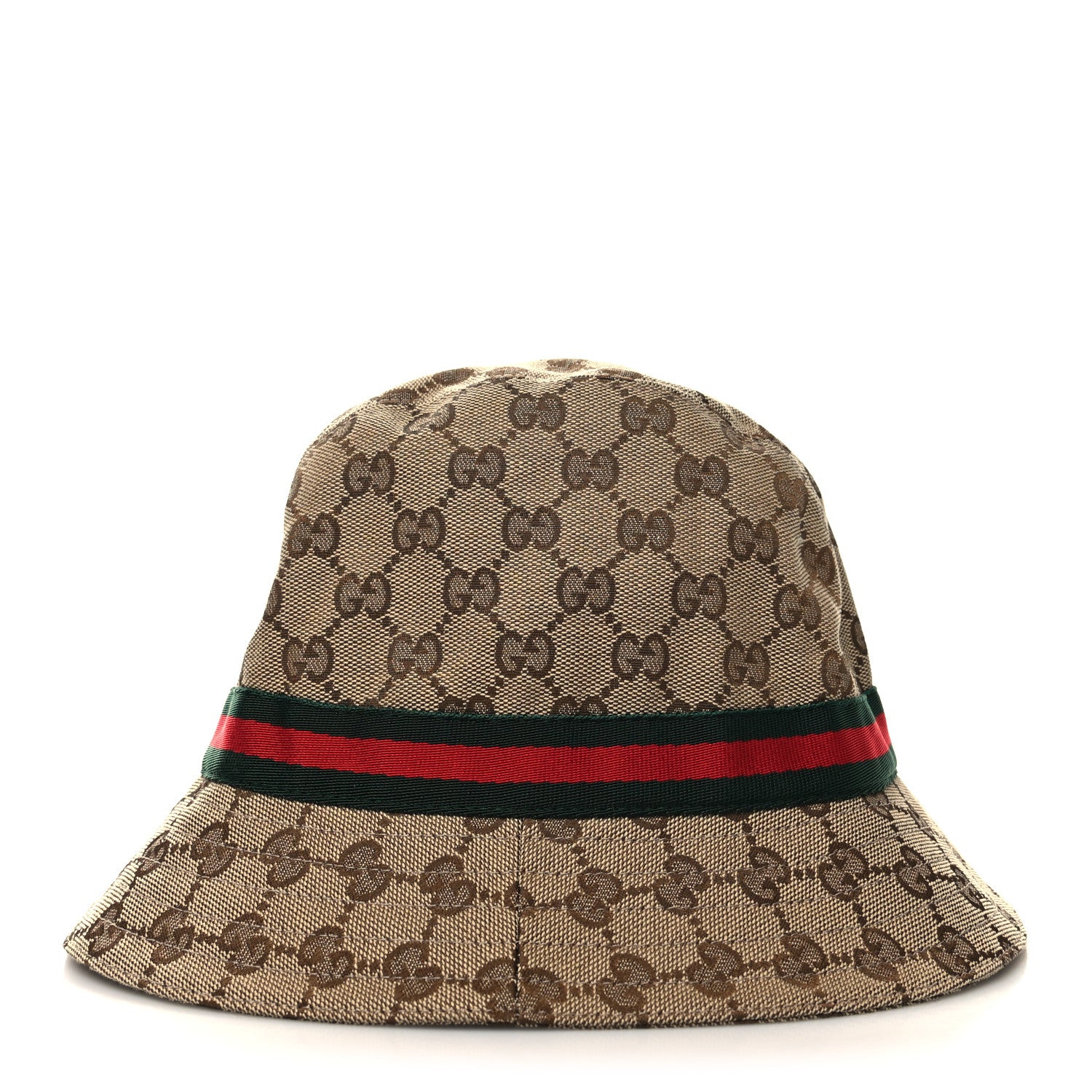 Gucci Monogram Web Bucket Hat XS Brown 4 of 8
