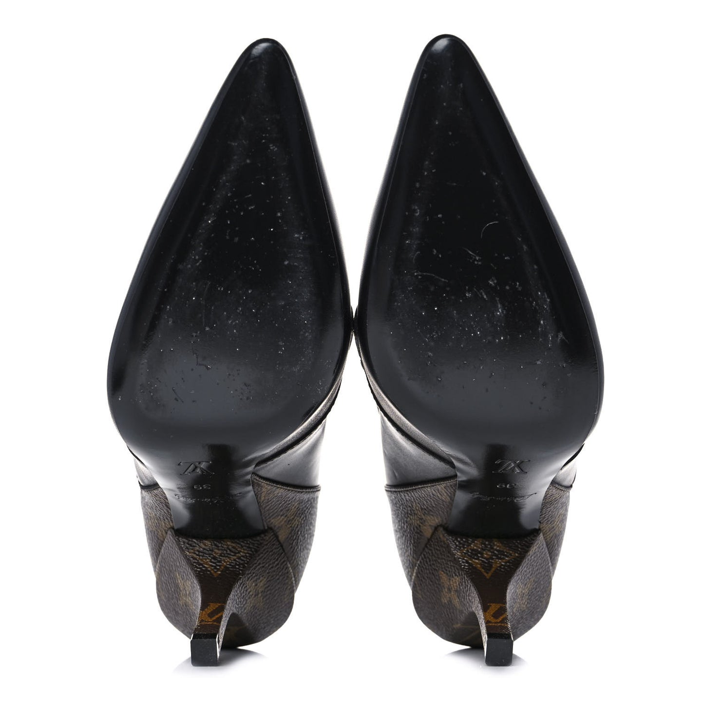 Calfskin Monogram Janet Ankle Boots 39 Black