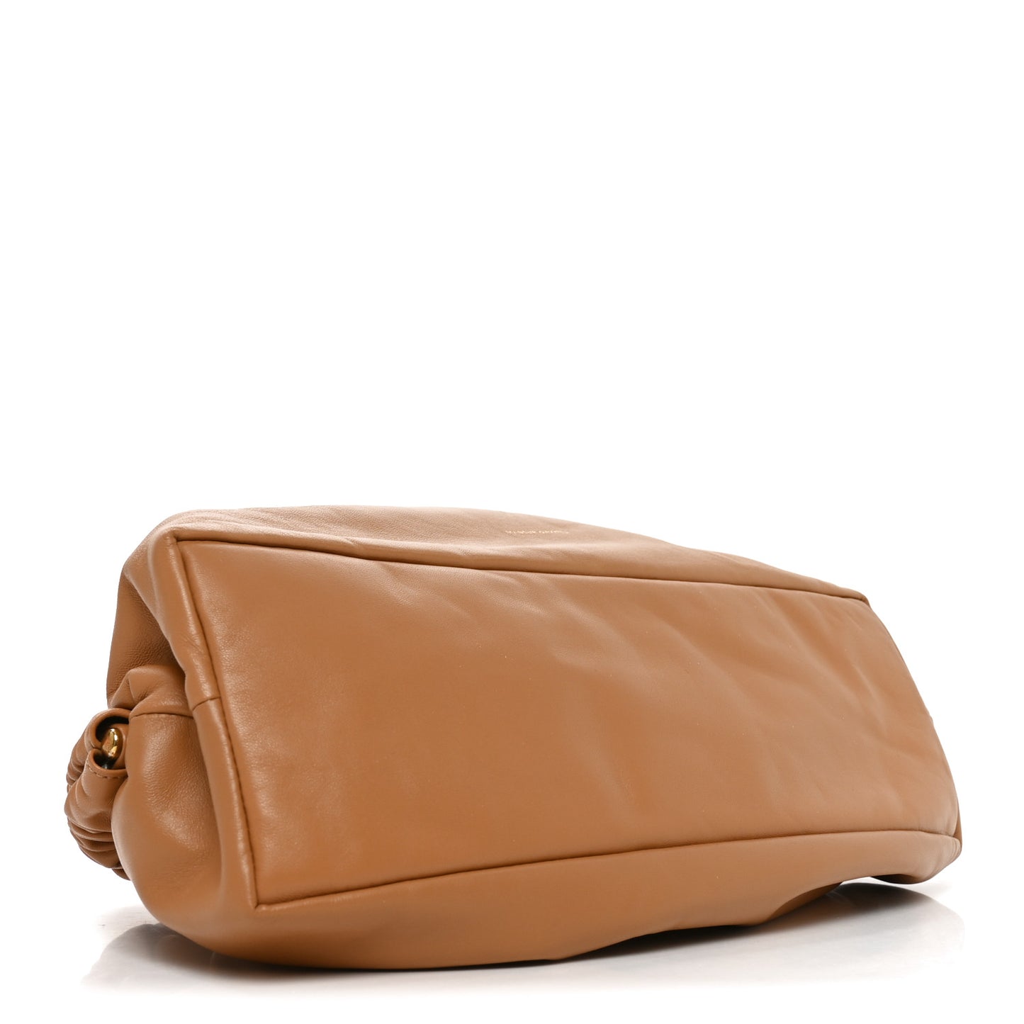 Lambskin Cloud Clutch Caramel
