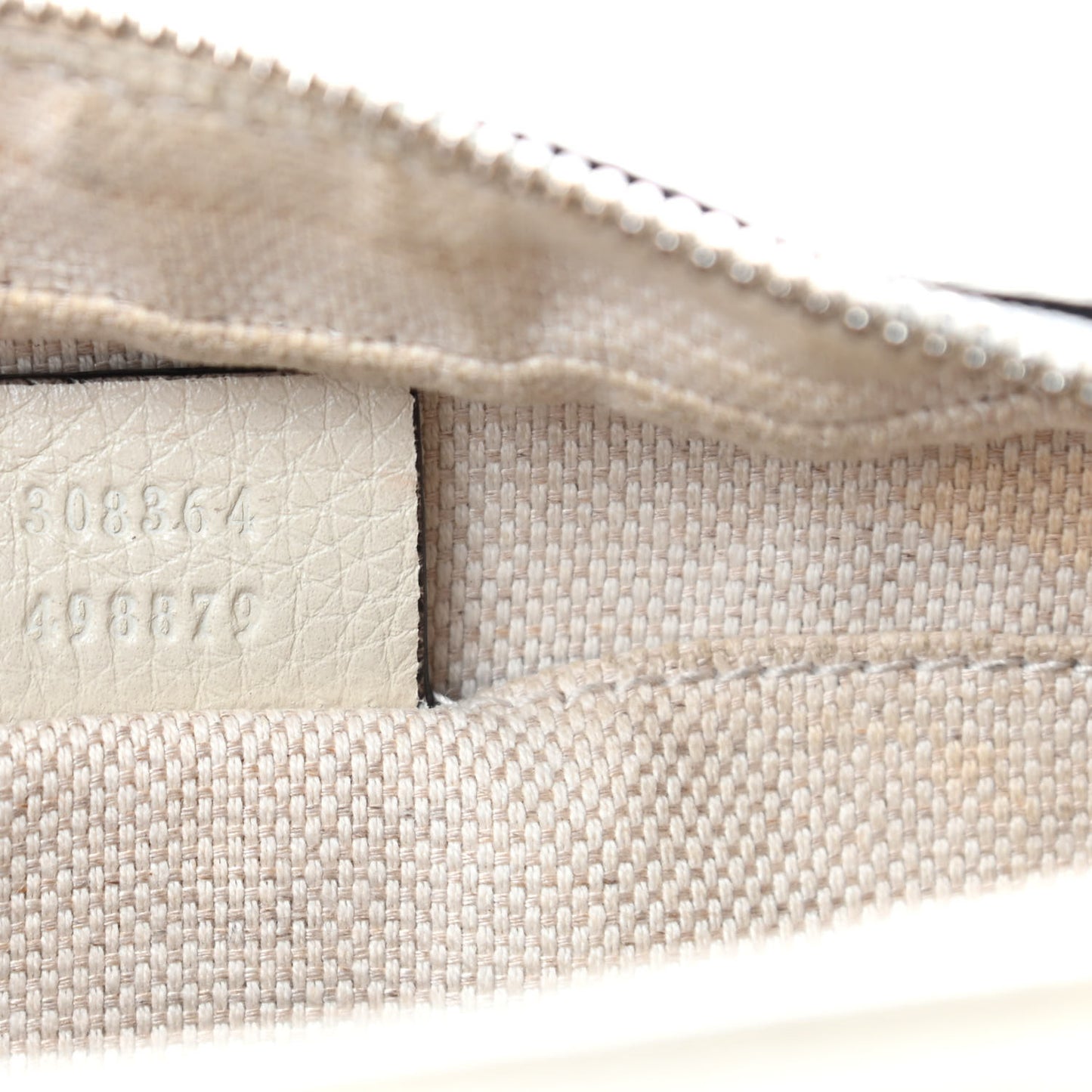 Pebbled Calfskin Small Soho Disco Bag Off White