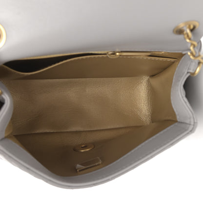 Chanel Lambskin Quilted Mini Pearl Crush Flap Light Grey 5 of 10
