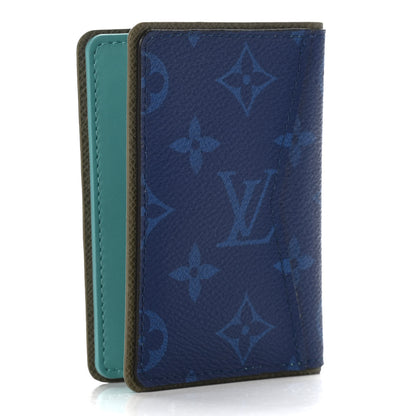 Louis Vuitton Monogram Outdoor Slender Wallet Pacific Blue 3 of 12