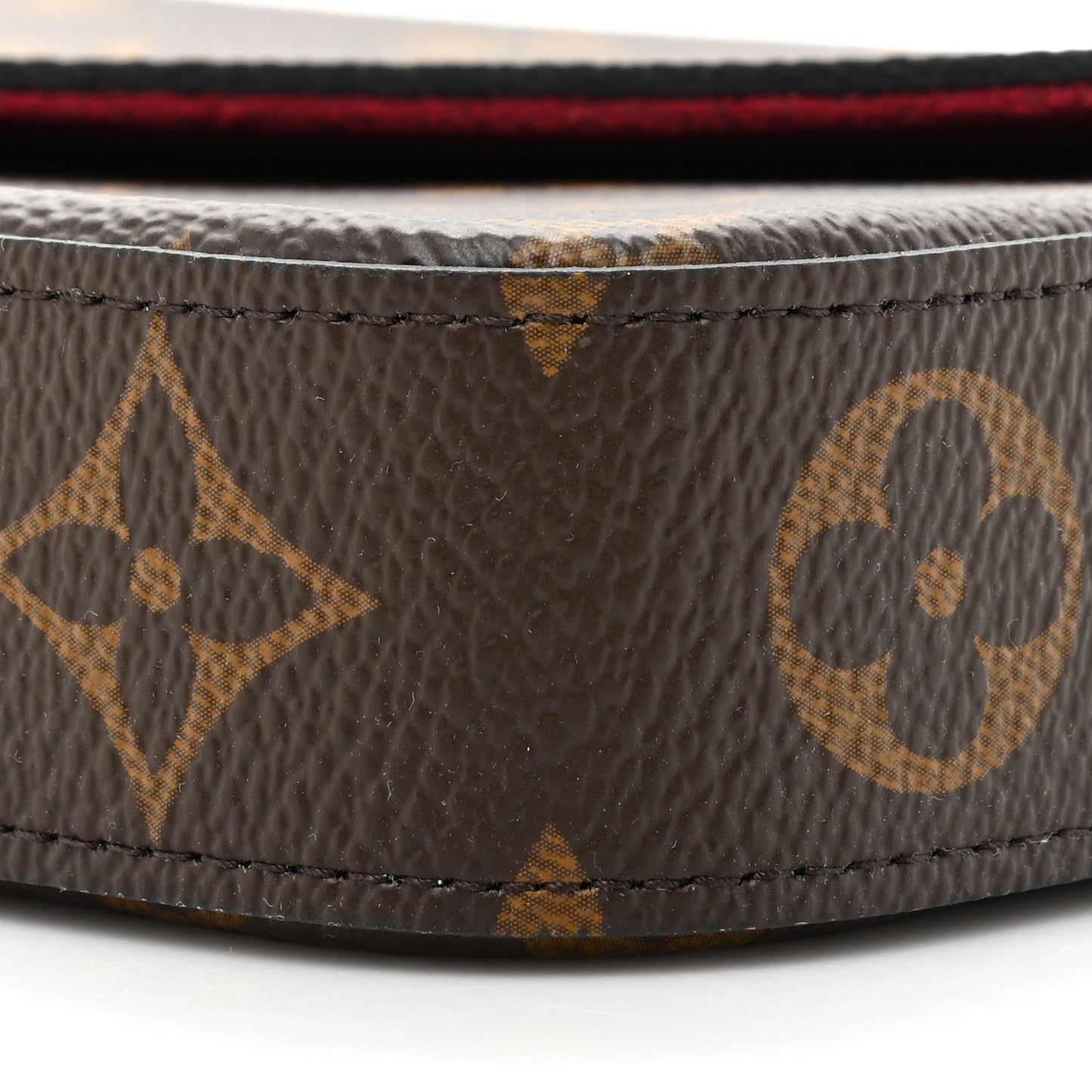 Monogram Pochette Felicie Chain Wallet Fuchsia