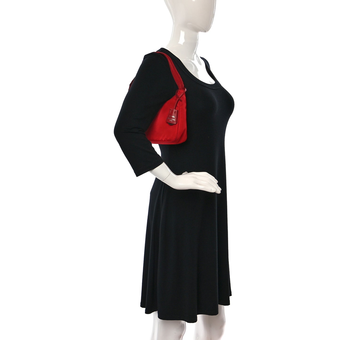 Tessuto Nylon Mini Re-Edition 2000 Bag Rosso