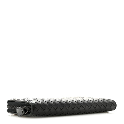 Bottega Veneta Nappa Intrecciato Zip Around Wallet Black 4 of 9