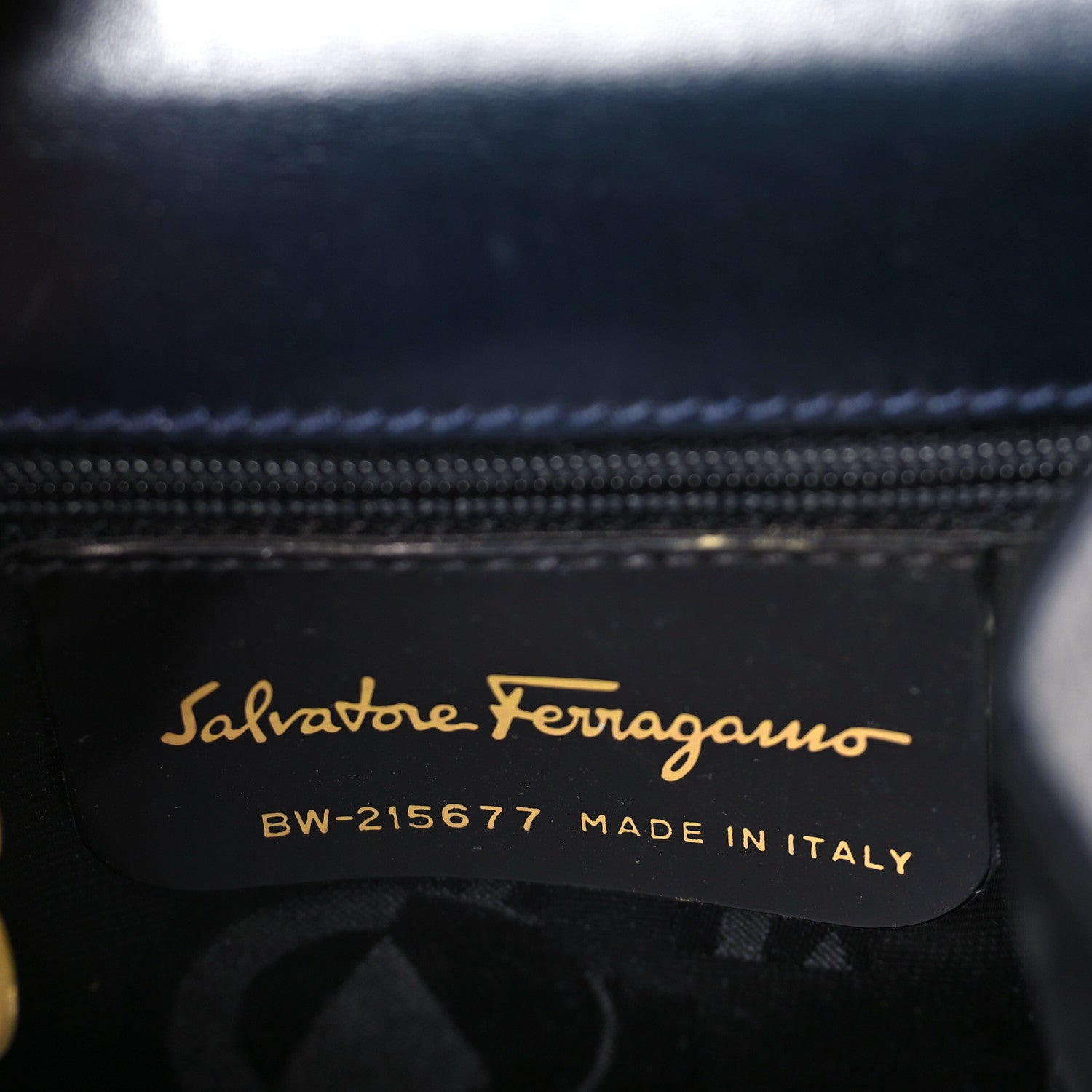 Salvatore Ferragamo Calfskin Vera Bow Mini Top Handle Crossbody Bag Navy 6 of 8