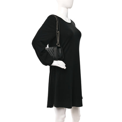 Chanel Lambskin Quilted Small Boy Flap Black 2 of 9