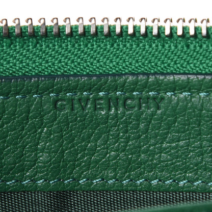 Givenchy Sugar Goatskin Pandora Half Zip Long Wallet Green 10 of 11