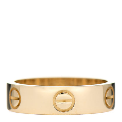 Cartier 18K Yellow Gold 5.5mm LOVE Ring 56 7.5 1 of 6
