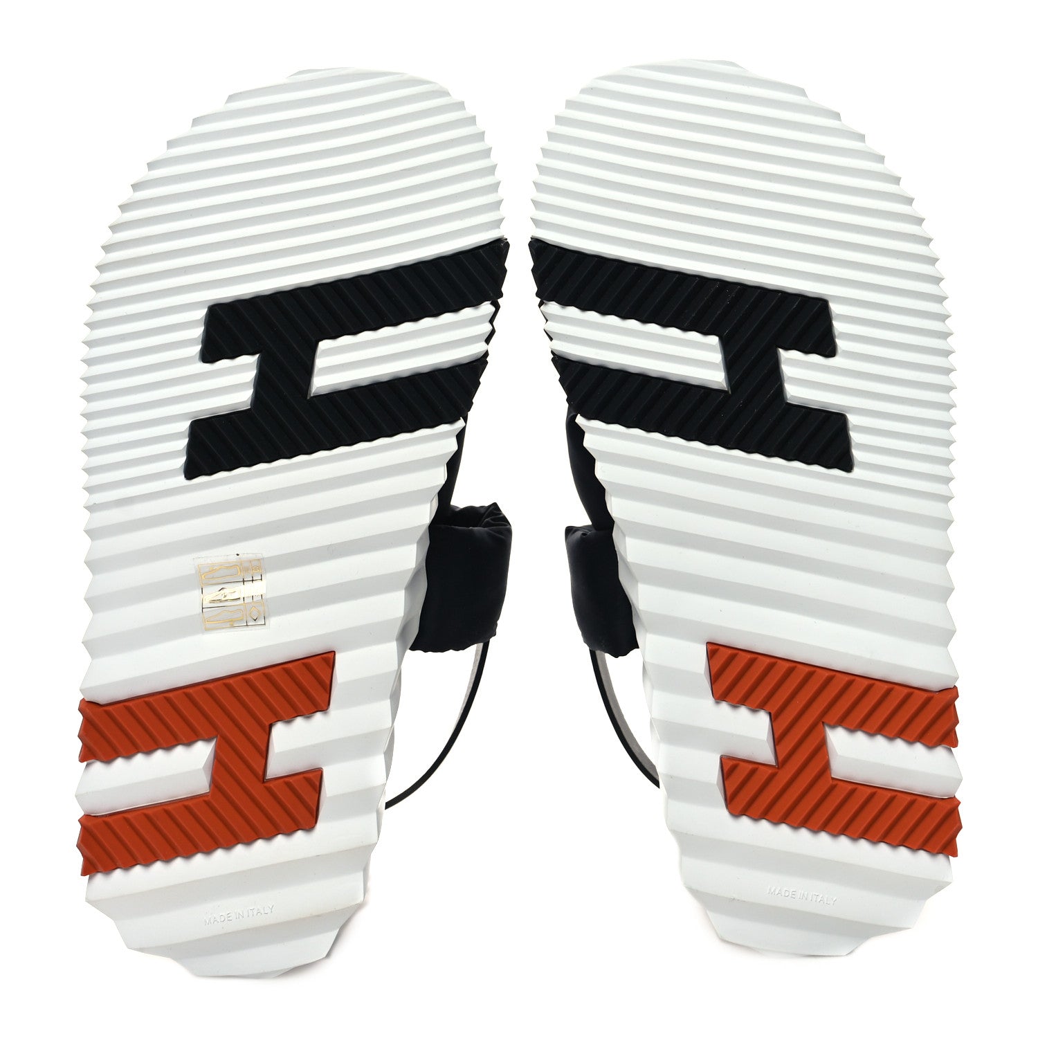 HERMES エレクトリック　39.5 Hermes Parachute Fabric Calfskin Womens Electric Sandals 39