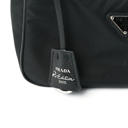 Prada Nylon Re-Edition 2005 Shoulder Bag Black 9 of 12