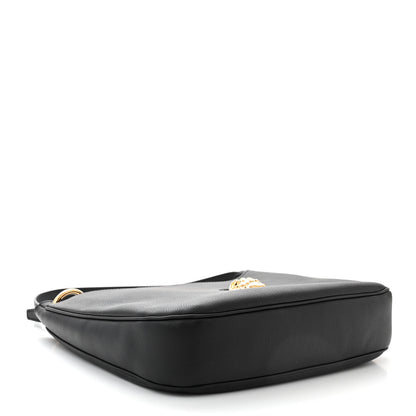 Versace Calfskin La Medusa Medium Hobo Crossbody Black 4 of 9