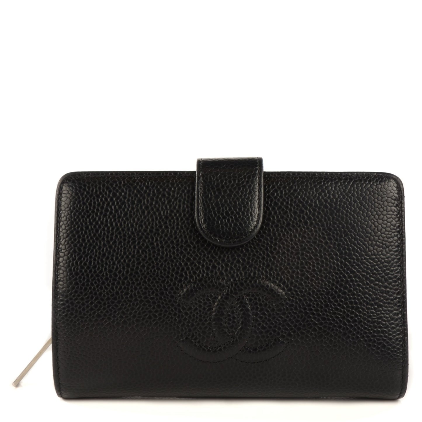Caviar Timeless CC French Wallet Black