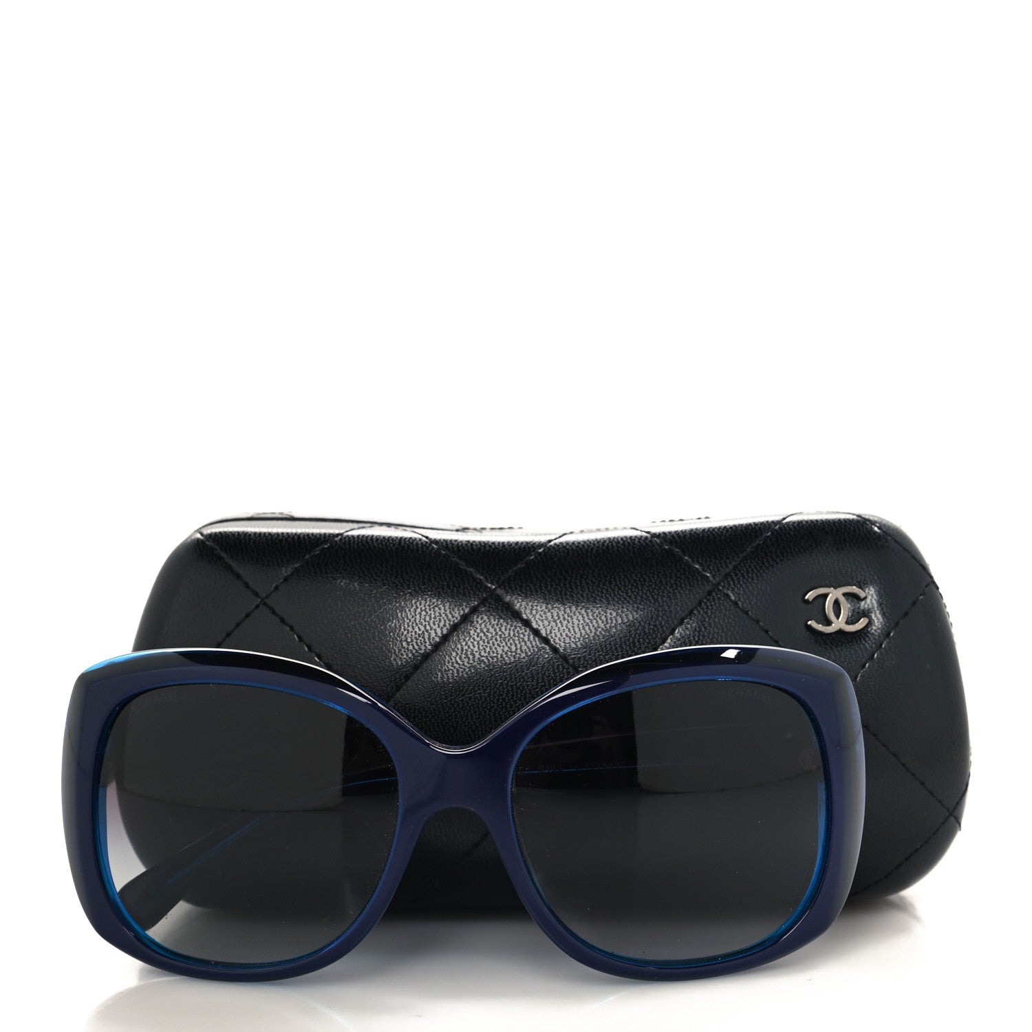 Chanel Acetate Polarized CC Sunglasses 5183 Blue Blue 7 of 7