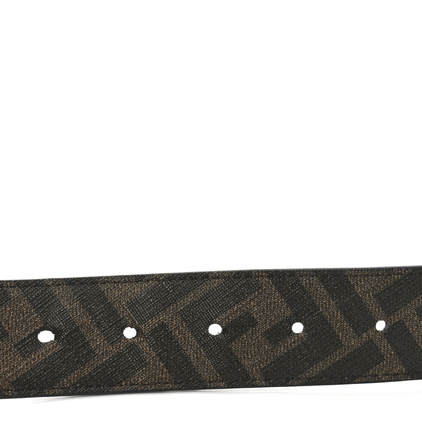 Cuoio Romano Glazed Fabric Enamel FF 1974 Reversible Belt 100 40 Black