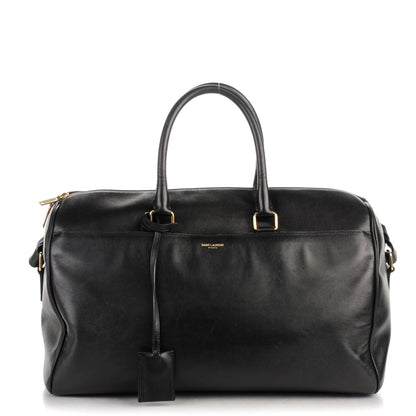 Saint Laurent Calfskin Classic Duffle 12 Black 1 of 11