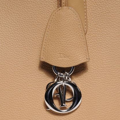 Christian Dior Grained Calfskin Bar Tote Camel 9 of 10