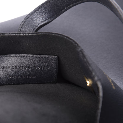 Saint Laurent Calfskin Large Shopping Tote Black 9 of 11
