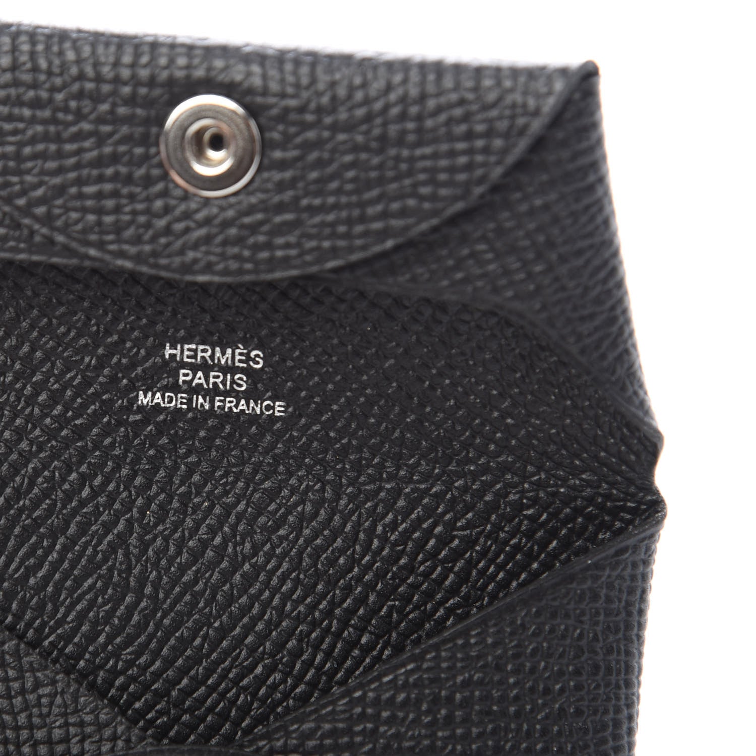 Hermes Epsom Bastia Coin Purse Black 6 of 8