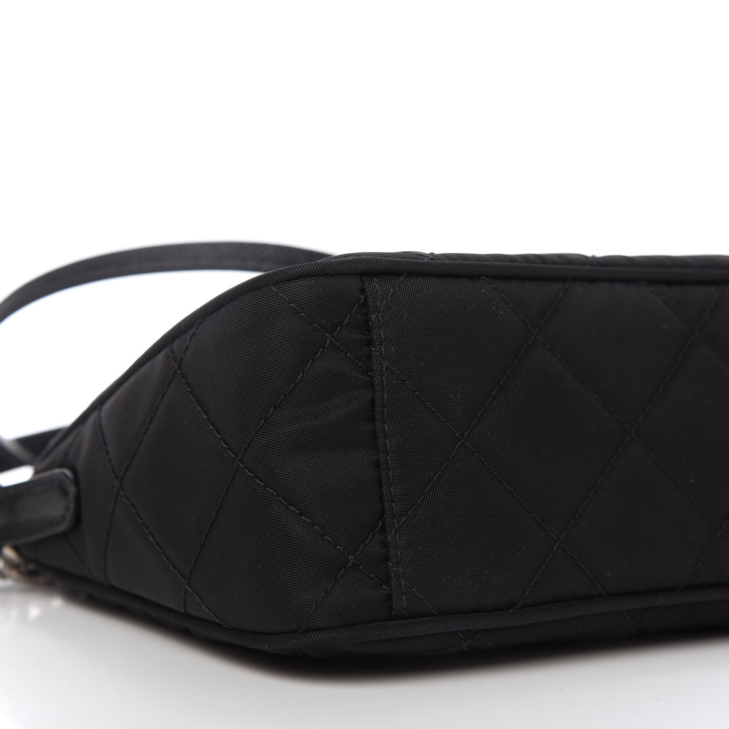 Prada Nylon Tessuto Impuntu Quilted Crossbody Bag Black 6 of 10