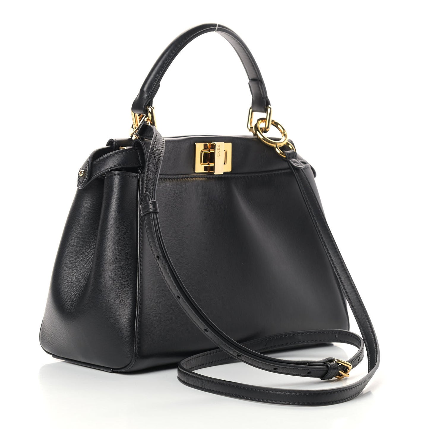 Nappa Mini Peekaboo Iconic Satchel Black