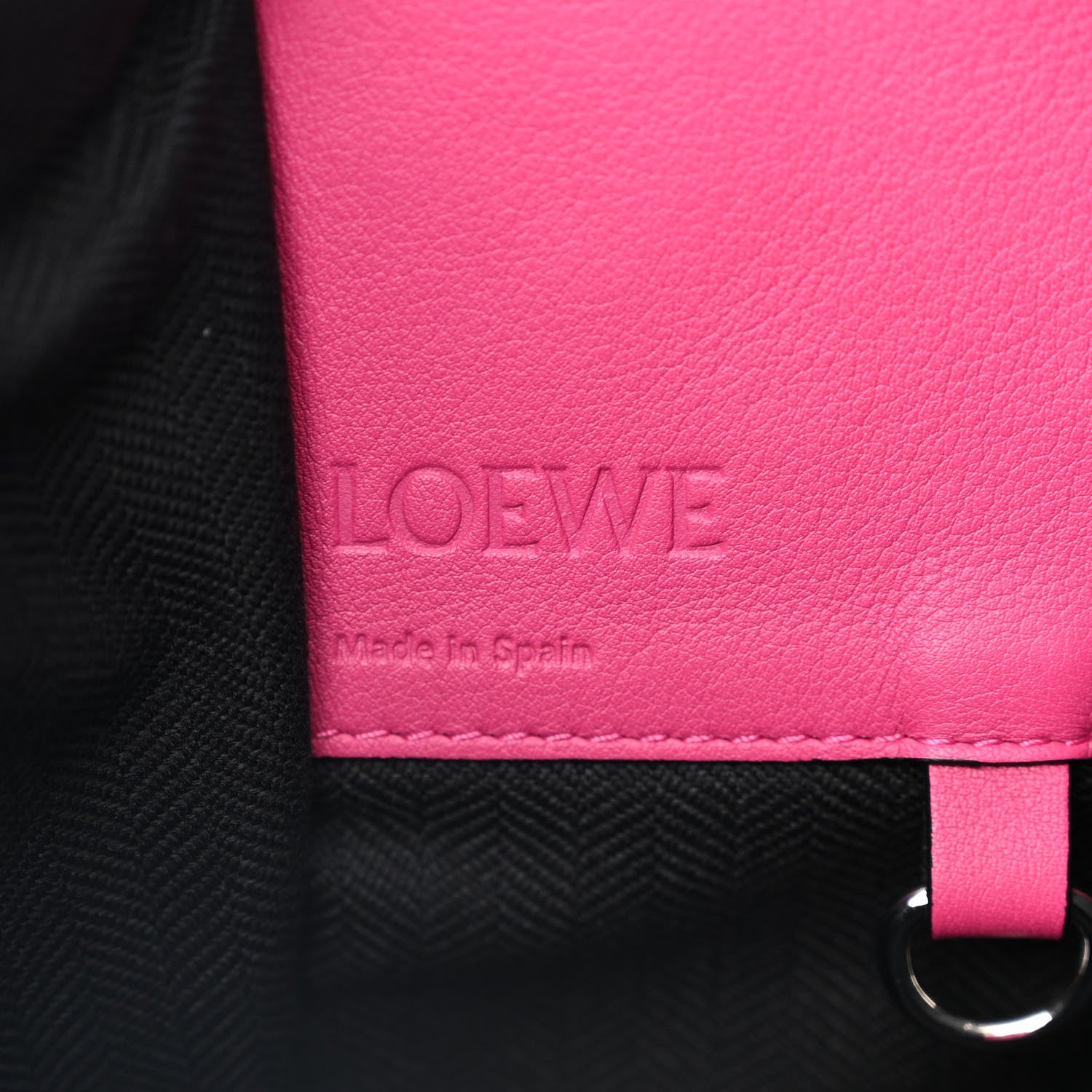 Loewe Calfskin Small Lunar New Year 2018 Hammock Shoulder Bag Black Multicolor 6 of 11