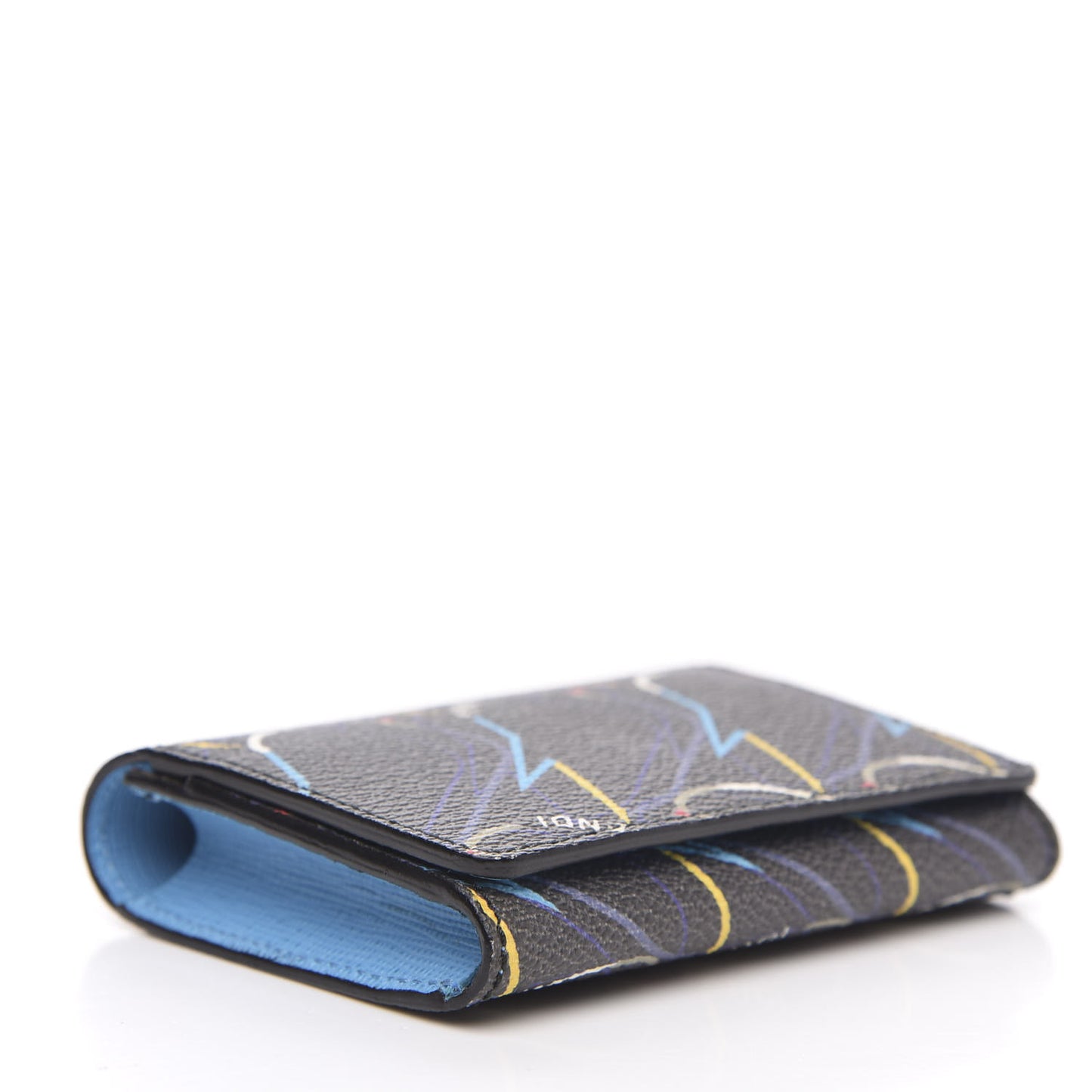 Vitello Elite QuTweet Card Holder Asfalto Multicolor
