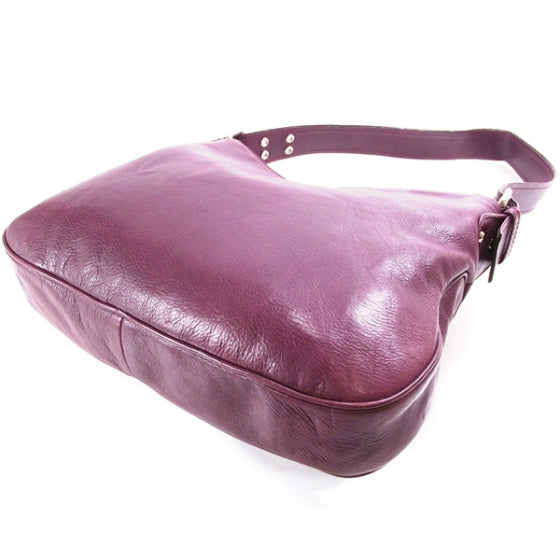 Leather Large Multipocket Purple