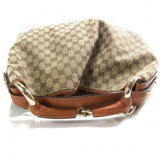 Monogram Large Horsebit Chain Hobo