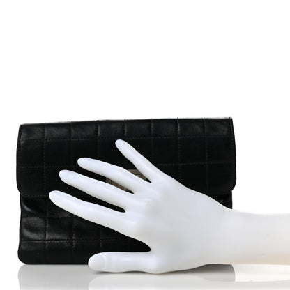 Chanel Lambskin Chocolate Bar Reissue Clutch Black 2 of 8