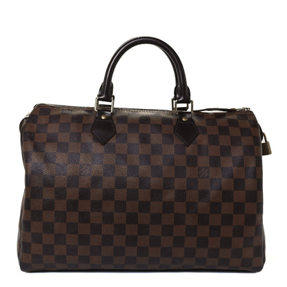 Louis Vuitton Damier Ebene Speedy 35 1 of 10
