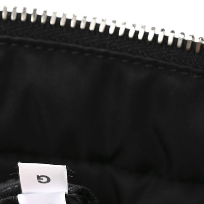 Prada Re-Nylon Nappa Triangle Quilted Padded Double Handled Zip Pocket Tote Black 9 of 13