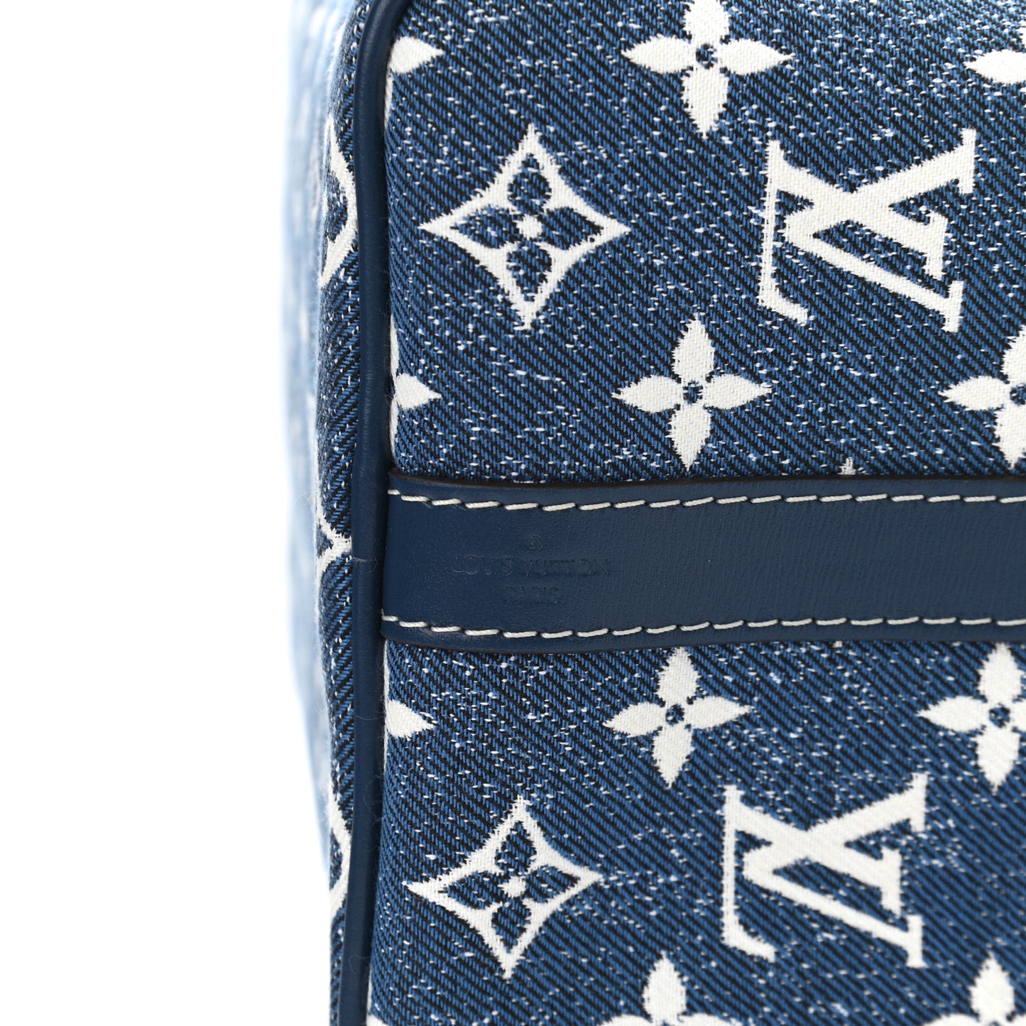 Monogram Jacquard Denim Speedy Bandouliere 25 Bleu
